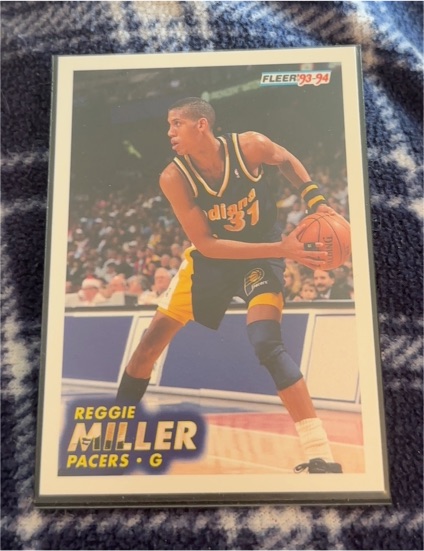 1993-94 Fleer #85 Reggie Miller — front