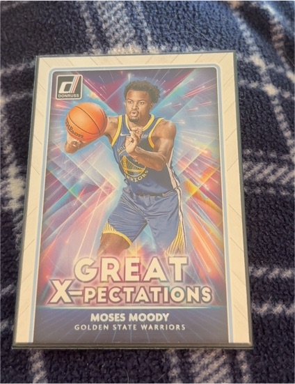 2021-22 Panini Donruss #2 Moses Moody Great X-Pectations Rookie Insert — front