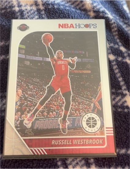 2019-20 Panini NBA Hoops Premium Stock #129 Russell Westbrook — front