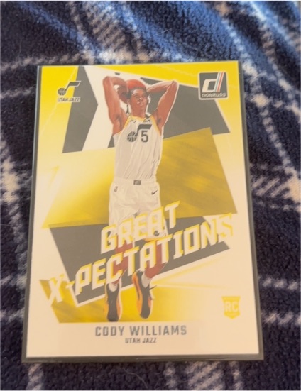 2024-25 Panini Donruss #2 Cody Williams Great X-Pectations — front