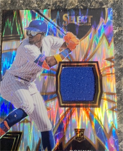 2024 Panini Select #SPK-RM Ronny Mauricio Sparks Patch Prizm Rookie Card — front