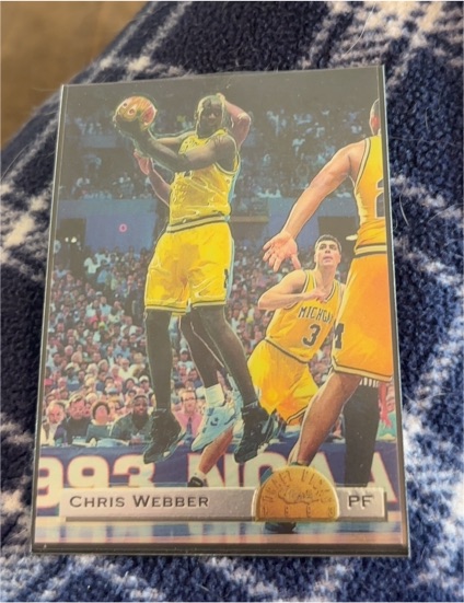 1993 Classic Draft Picks #DS40 Chris Webber — front