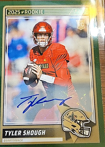 2025 Panini Score #71 Tyler Shough — front