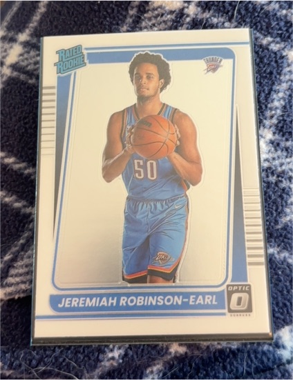 2021-22 Panini Donruss Optic #170 Jeremiah Robinson-Earl — front