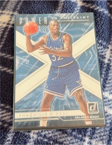 2021-22 Donruss Power in the Paint #9 Shaquille O'Neal — front