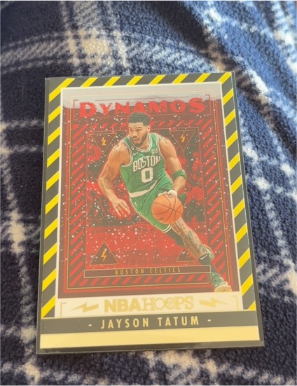2023-24 Panini NBA Hoops #8 Dynamos Jayson Tatum — front