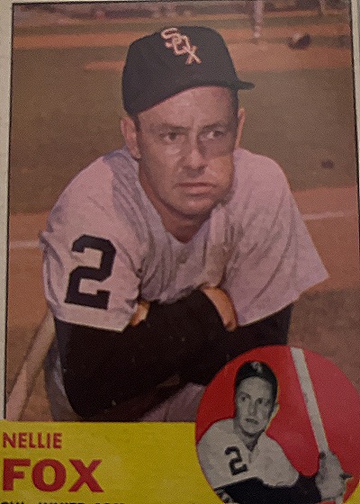 1963 Topps #525 Nellie Fox — front