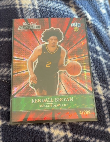 2021-22 Wild Card Alumination #ABC-49 Kendall Brown — front