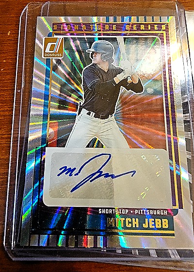 2025 Donruss Signature Series #SG-MJB Mitch Jebb — front