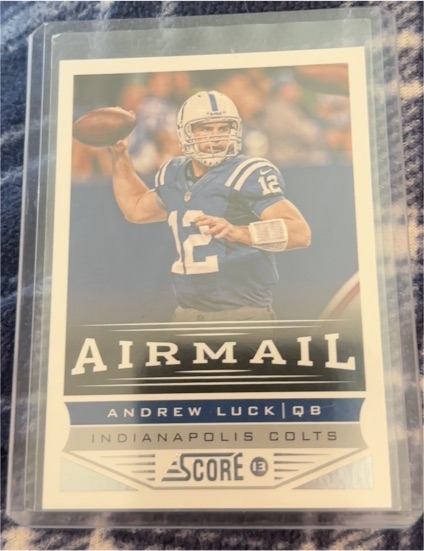 2013 Panini Score #234 Andrew Luck Airmail — front