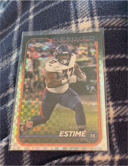 2024 Topps Chrome #222 Audric Estimé — front