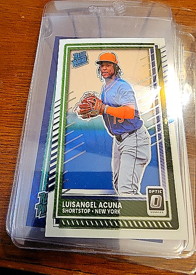 2025 Donruss Optic #1 Luisangel Acuna — front