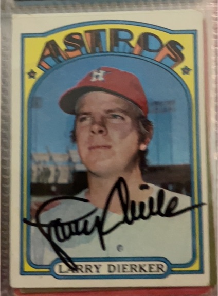 1972 Topps #155 Larry Dierker — front