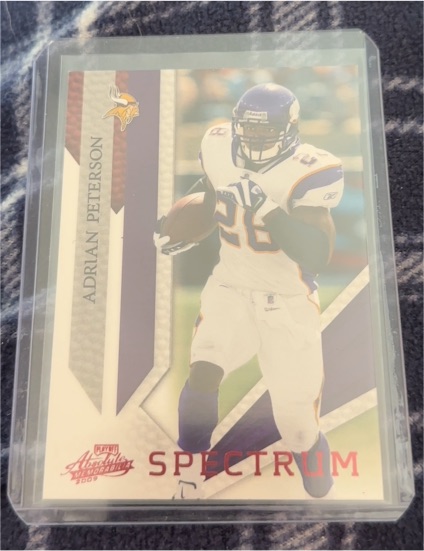 2009 Playoff Absolute Memorabilia #55 Adrian Peterson Spectrum — front