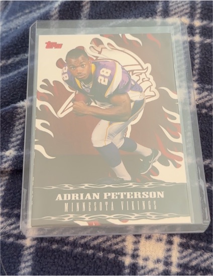 2007 Topps #3 Adrian Peterson — front