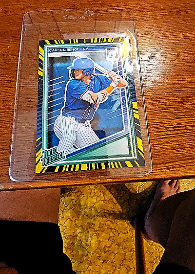 2025 Panini Donruss Rated Prospects #158 Carson Benge — front