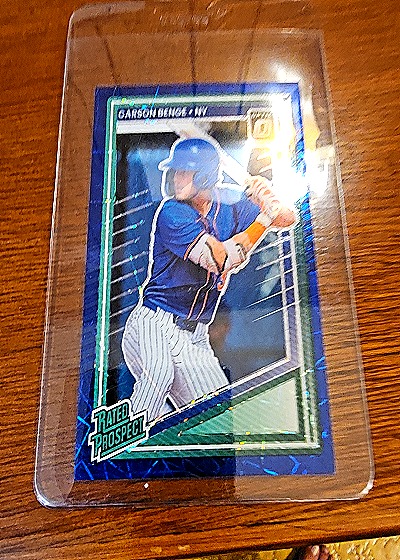 2025 Panini Donruss Rated Prospects #158 Carson Benge — front