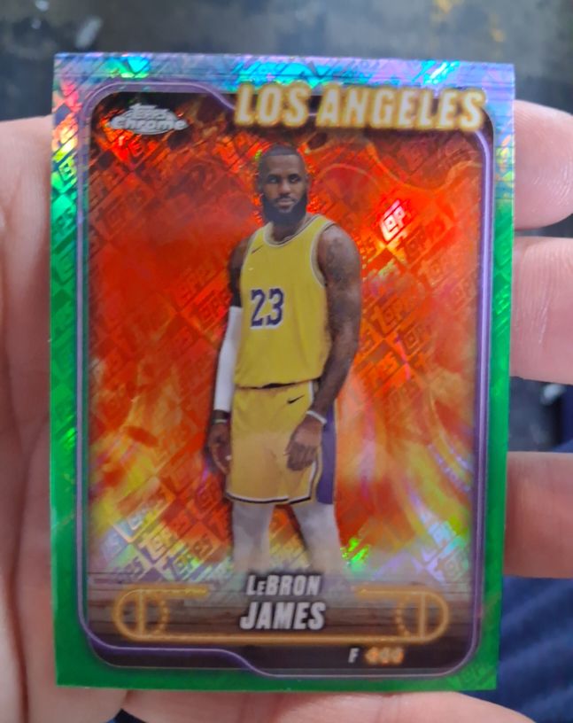 2024-25 Topps Chrome #22 LeBron James — front