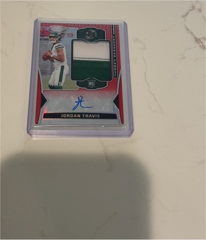 2024 Panini Certified Freshman Fabric #FMS-JTS Jordan Travis — front