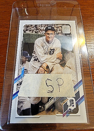 1982 Topps Stickers #SP Ty Cobb — front