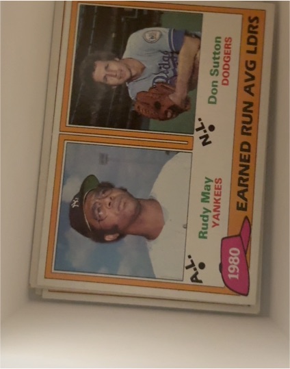 1981 Topps #7 Don Sutton Rudy May — front