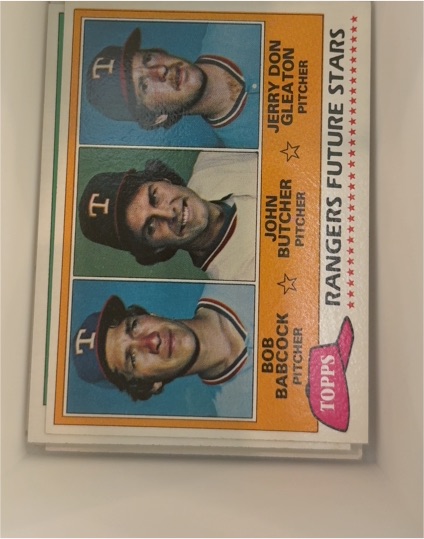 1981 Topps #41 Future Stars Jerry Don Gleaton, John Butcher, Bob Babcock — front