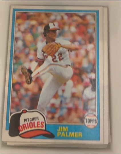 1981 Topps #210 Jim Palmer — front