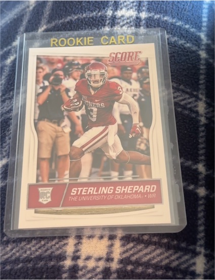 2016 Score #368 Sterling Shepard Rookie Card — front