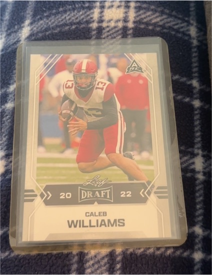 2022 Leaf Draft #05 Caleb Williams — front