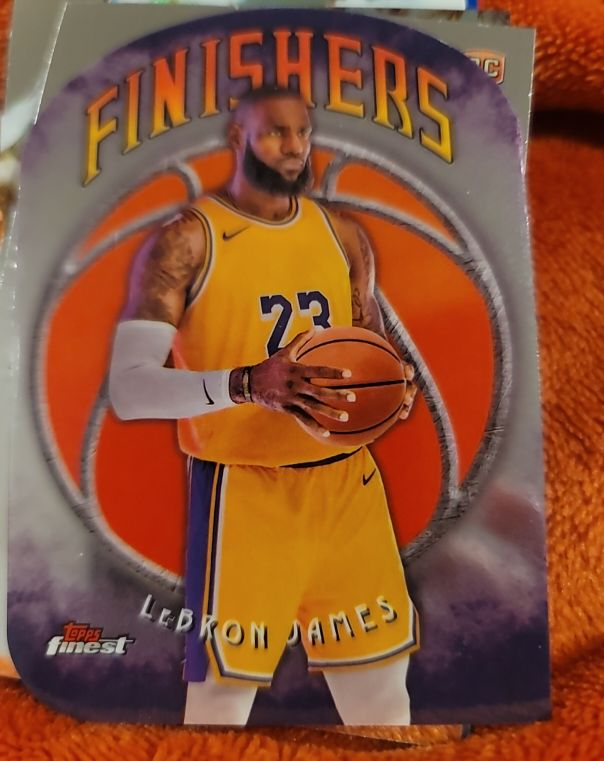 2024-25 Topps Finest #F-2 LeBron James Finishers — front