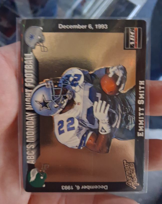 1993 Action Packed Monday Night Football #59 Emmitt Smith — front