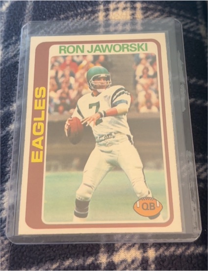 1978 Topps #449 Ron Jaworski Philadelphia Eagles — front