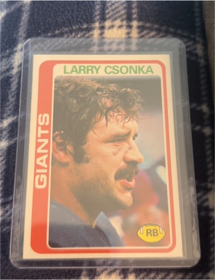 1978 Topps #25 Larry Csonka — front