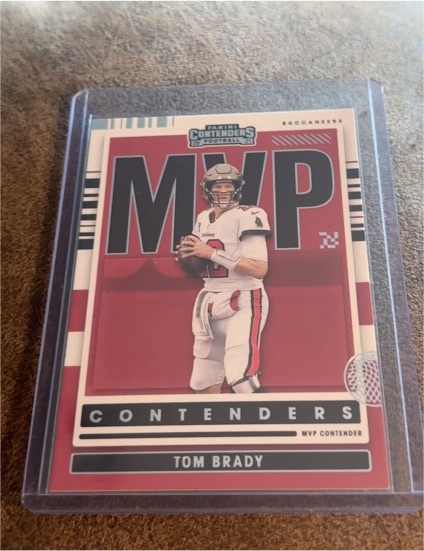 2021 Panini Contenders MVP Contenders #MVP-TBR Tom Brady — front
