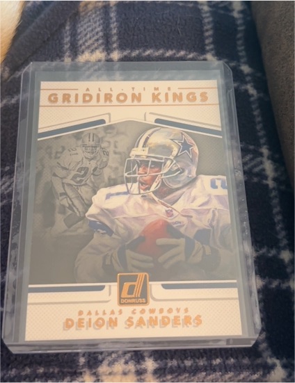 2017 Donruss All-Time Gridiron Kings #3 Deion Sanders — front