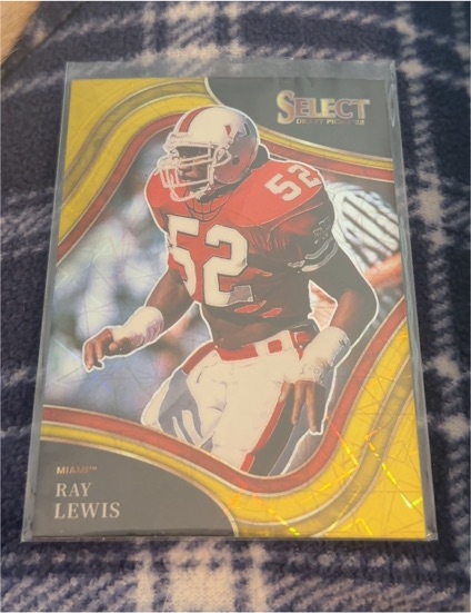 2022 Panini Select Draft Picks #151 Ray Lewis Miami Hurricanes — front