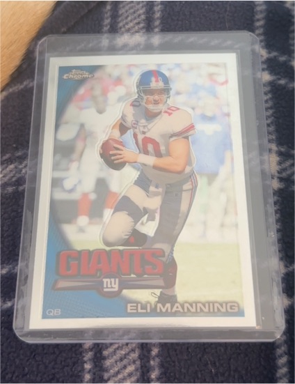 2010 Topps Chrome #C43 Eli Manning — front