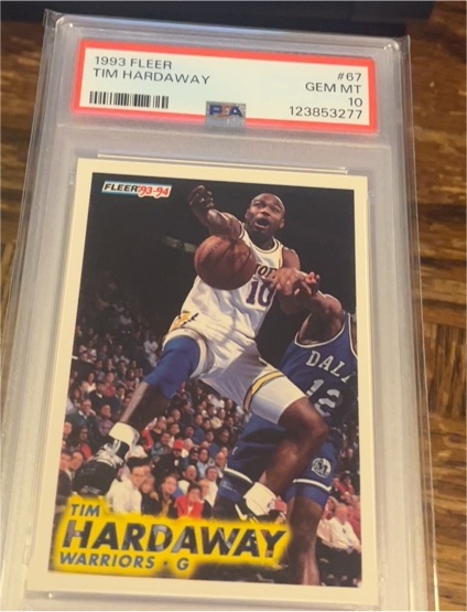 1993 Fleer #67 Tim Hardaway — front