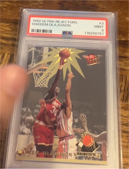 1992 Fleer Ultra Rejectors #3 Hakeem Olajuwon — front