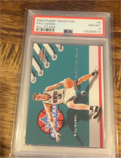 2002 Fleer Tradition #6 Pau Gasol All-Stars — front