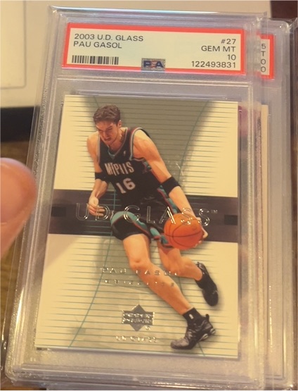 2003 Upper Deck Glass #27 Pau Gasol — front