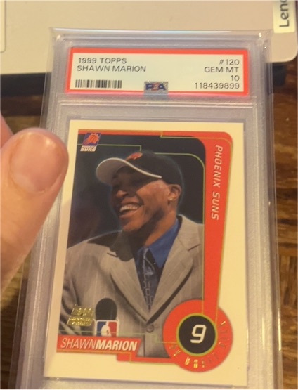 1999 Topps #120 Shawn Marion — front