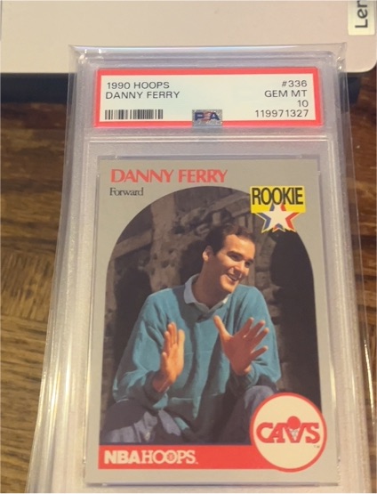 1990 Hoops #336 Danny Ferry — front