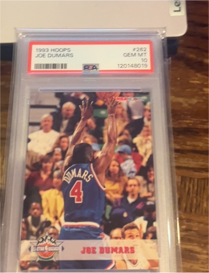 1993 Hoops #282 Joe Dumars — front