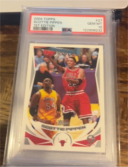 2004 Topps #27 Scottie Pippen — front