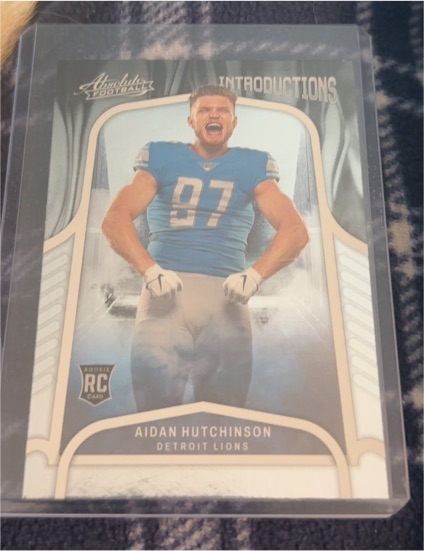 2022 Panini Absolute Introductions #INT-11 Aidan Hutchinson — front