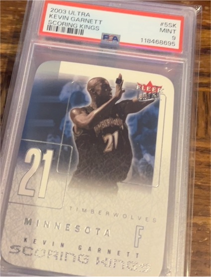 2003 Fleer Ultra Scoring Kings #5SK Kevin Garnett — front