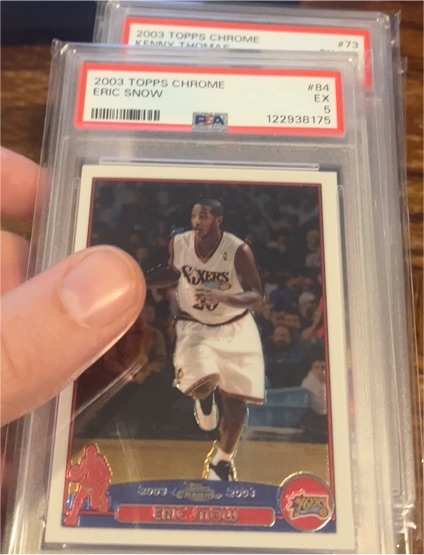 2003 Topps Chrome #84 Eric Snow — front