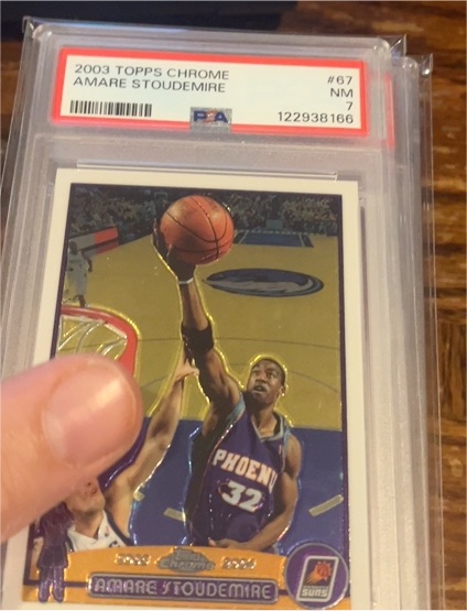 2003 Topps Chrome #67 Amare Stoudemire — front