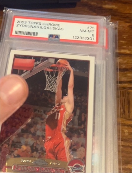 2003 Topps Chrome #75 Zydrunas Ilgauskas — front
